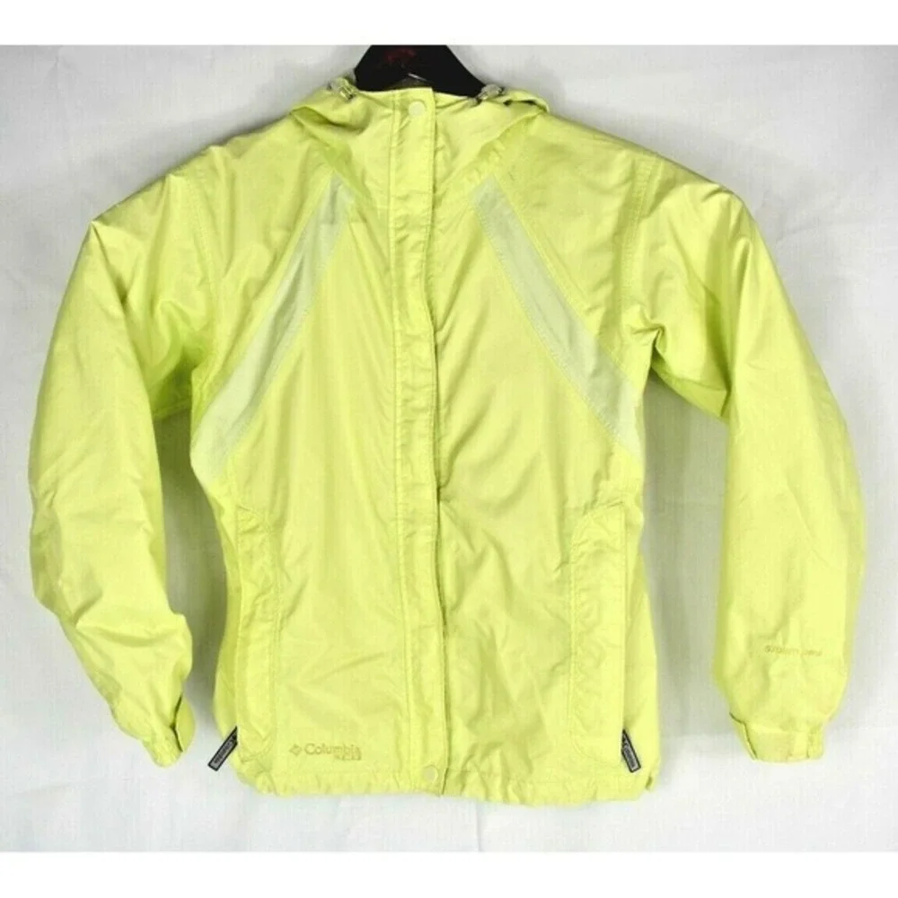 COLUMBIA SPORTSWEAR XCO‎ Womens ladies Packable Jacket Storm Dry LIME - SIZE S